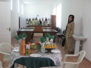 21-Yeghegnadzor culinary cooking  students and the  Teacher prepared reception for AAEF in their new workshop 